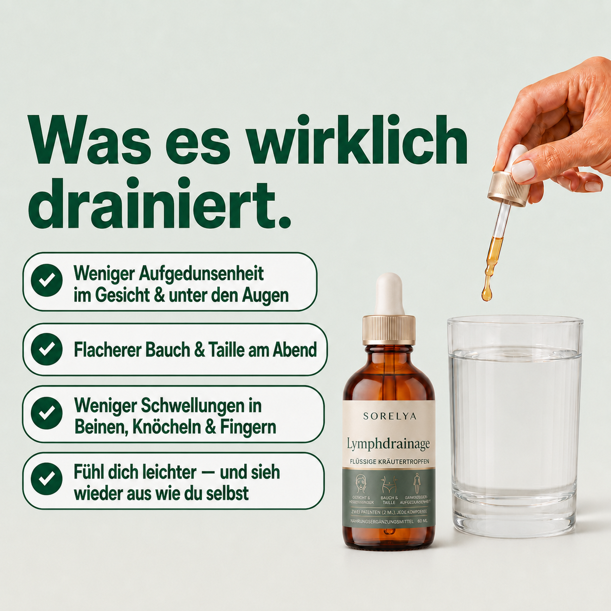 Lymphdrainage-Tropfen